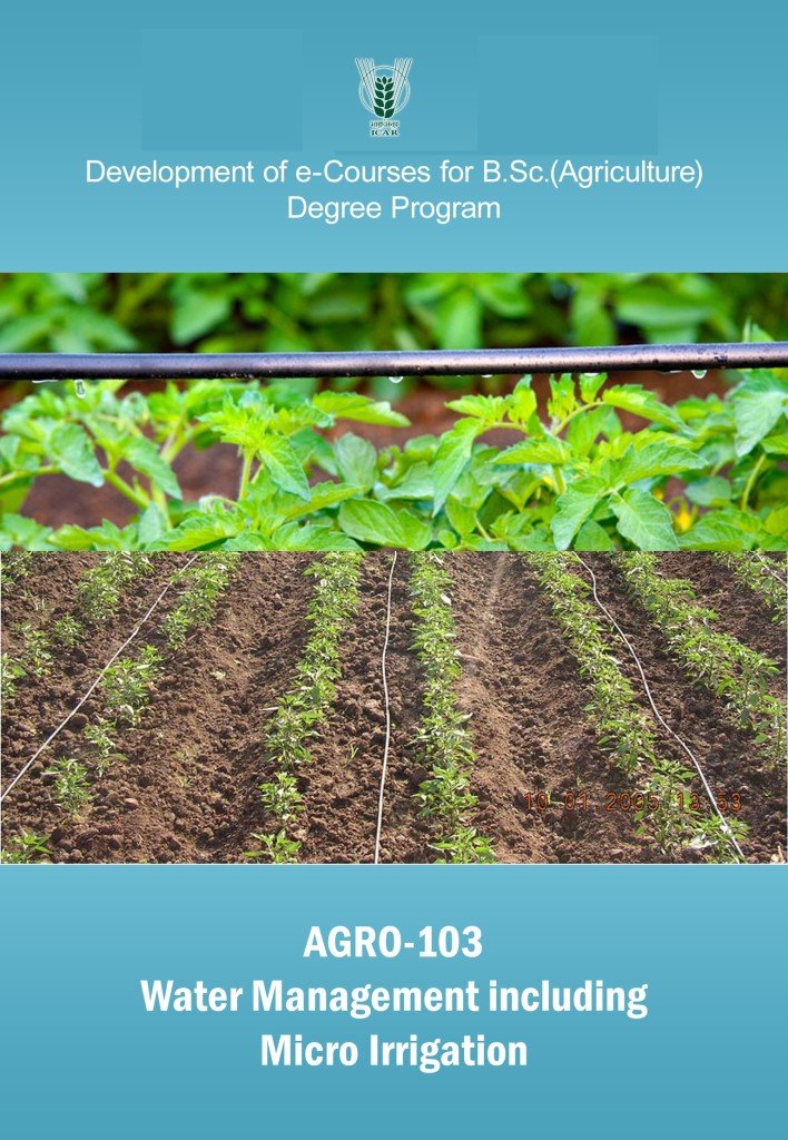 Water Management Including Micro Irrigation PDF Books Free