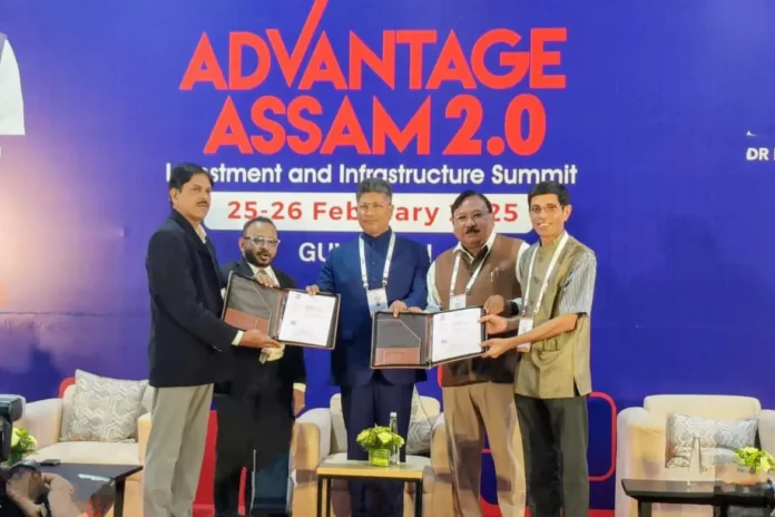 MoU signed between NDDB and WAMUL in presence of ministers Jogen Mohan, Pijush Hazarika and Dr. B Kalyan Chakravarthy.