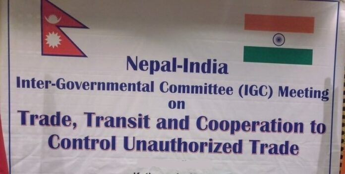 The meeting of the India-Nepal Inter-Governmental Committee (IGC) on Trade, Transit, and Cooperation to Combat Unauthorised Trade, which was held in Kathmandu from January 10-11.