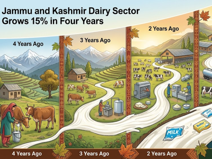 Jammu and Kashmir Dairy Sector Grows 15% in Four Years, But Quality Concerns Persist