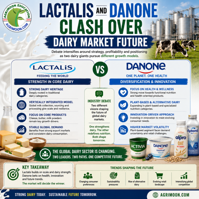 Lactalis and Danone Clash Over Dairy Market Future