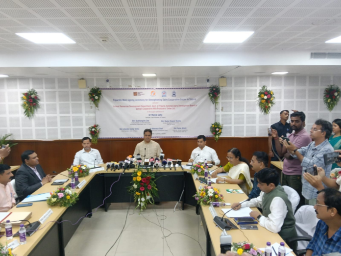 Tripura Signs Landmark MoU with NDDB to Transform Dairy Cooperative Sector