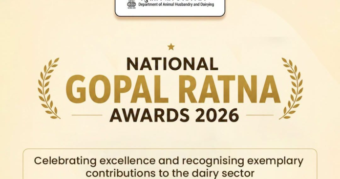 Dairy Cooperatives, MPCs and FPOs Invited to Apply for Gopal Ratna Awards 2026 Dairy Cooperatives, MPCs and FPOs Invited to Apply for Gopal Ratna Awards 2026