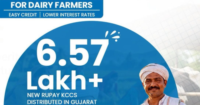 6.57 Lakh RuPay KCCs Distributed to Gujarat’s Dairy Farmers, Expanding Access to Cooperative Credit 6.57 Lakh RuPay KCCs Distributed to Gujarat’s Dairy Farmers, Expanding Access to Cooperative Credit
