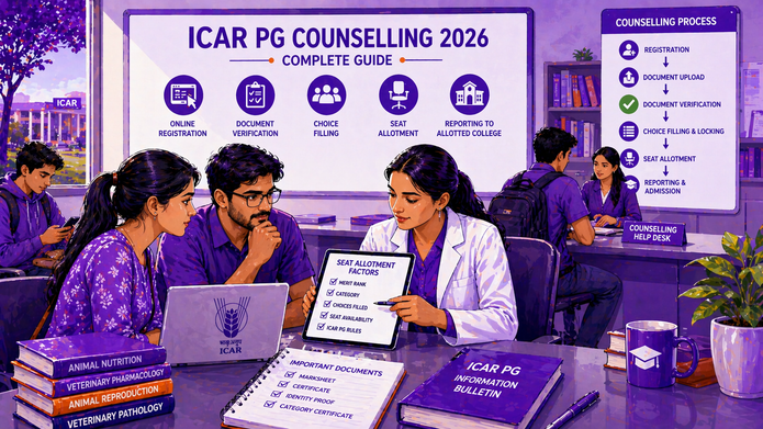 ICAR AIEEA PG & AICE-JRF/SRF (PhD) Counselling : Documents Required Academic Year 2026–27
