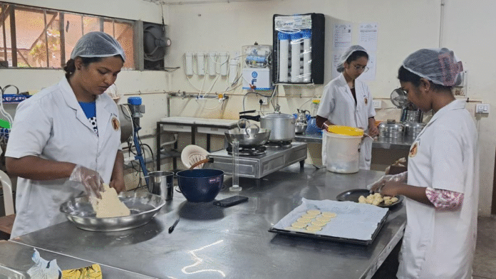 Final-year BTech (Dairy Technology) students of the College of Dairy Science and Technology at Kaimanam in Thiruvananthapuram making dairy-based products.