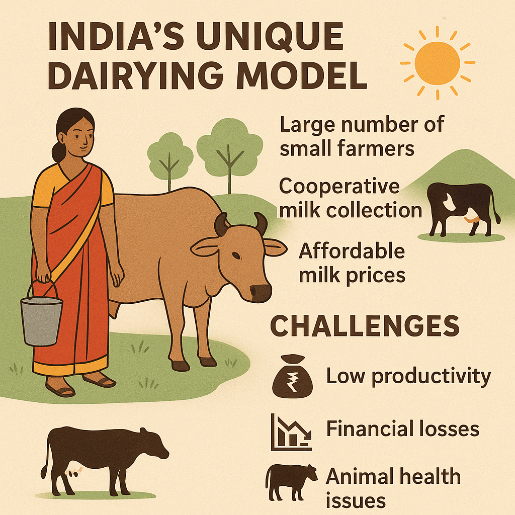 India’s unique dairying model, and the challenges it faces