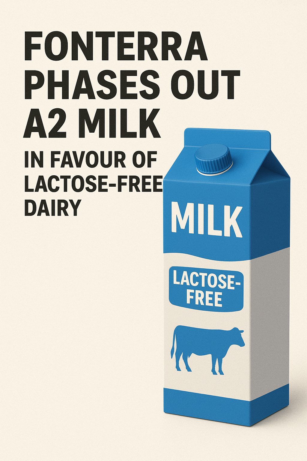 Fonterra phases out A2 Milk in favour of lactose-free dairy