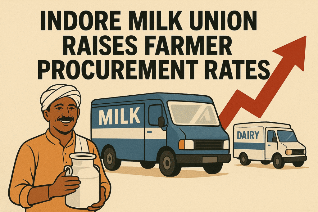 Indore Milk Union Raises Farmer Procurement Rates