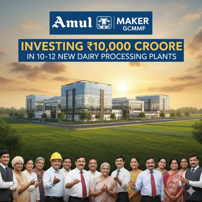 GCMMF to invest Rs 10,000 crore for new plants