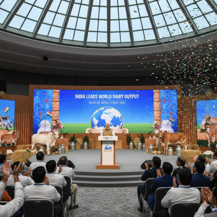 India leads world dairy output: Modi at World Food 2025