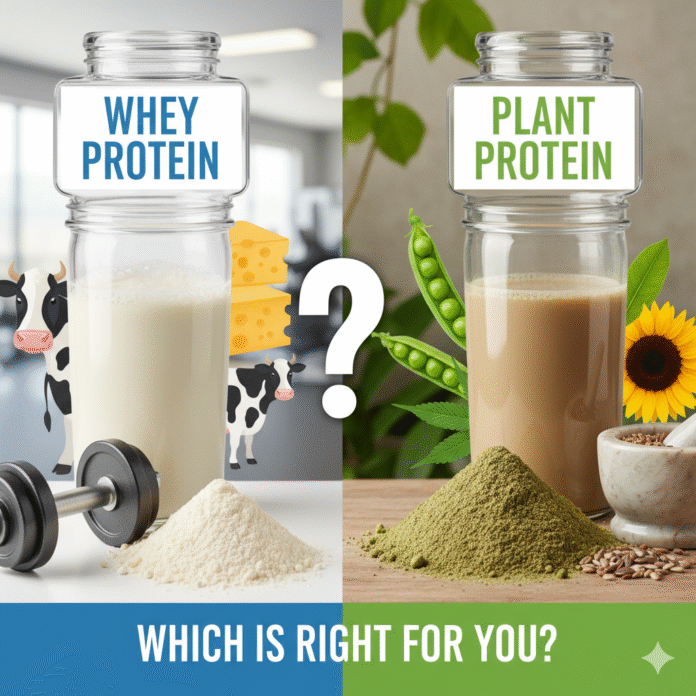 Whey Protein vs. Plant Protein