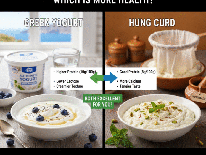 Greek yoghurt vs hung curd