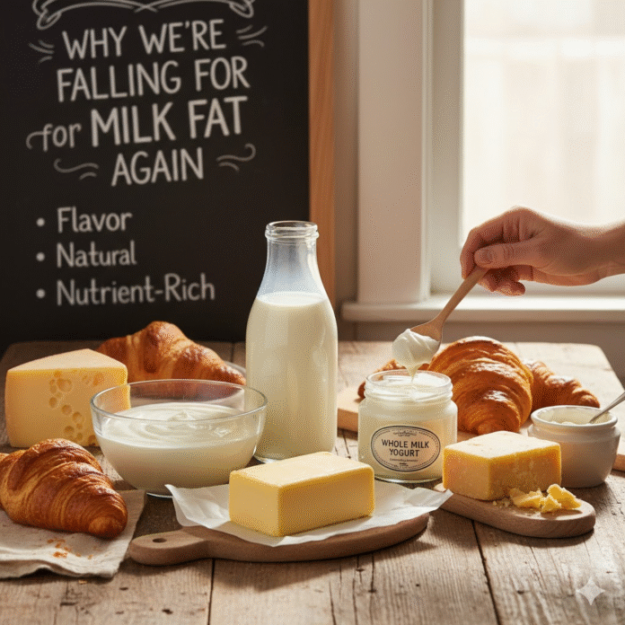 Why Consumers Are Falling Back in Love with Milk Fat