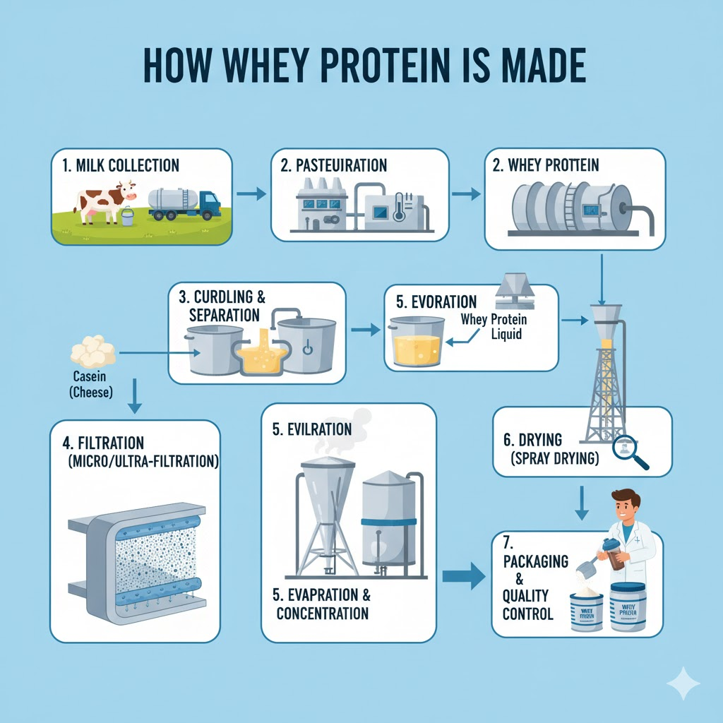 How Whey Protein is made