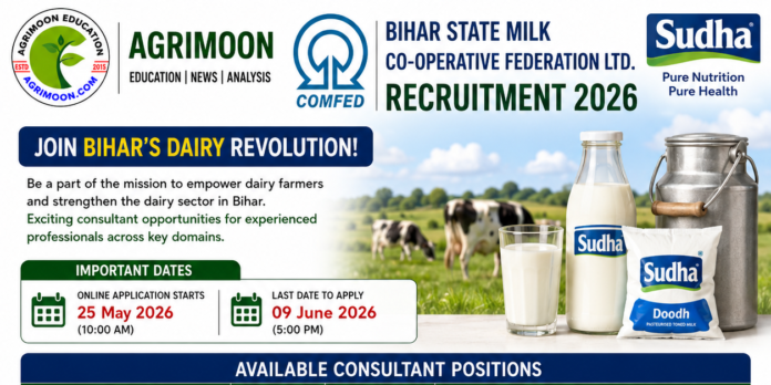 Bihar State Milk Co-operative Federation Ltd. Recruitment 2026 Bihar State Milk Co-operative Federation Ltd. Recruitment 2026